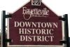 Signpost for Downtown Historic District